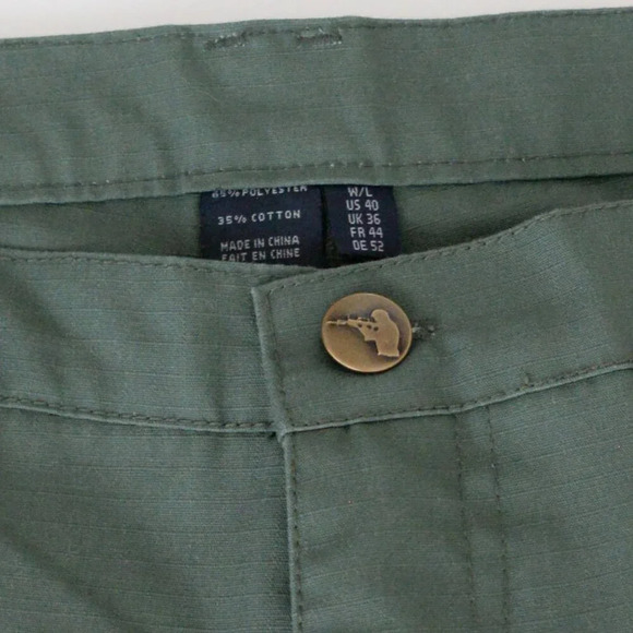 Tactical ABR Pro Kangaroo Green W/ Rear Holster Pocket With Strap  Pant Size 40 - Picture 8 of 16